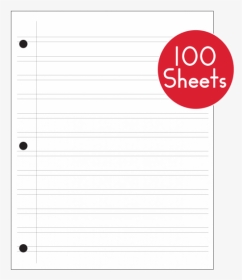 Regular Double Line Notebook Paper 100 Sheets - Slope, HD Png Download, Transparent PNG