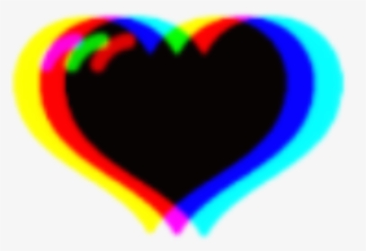 #heart #glitch #black #tumblr #beautiful - Heart, HD Png Download, Transparent PNG