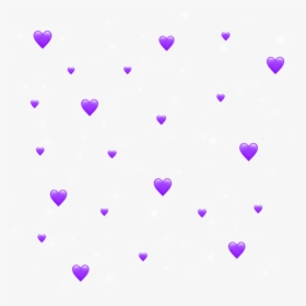 #heart #shine #glitter #purple #emoji #iphoneemoji - Heart, HD Png Download, Transparent PNG