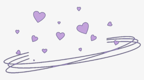 #heart #hearts #heartcrown #crownheart #purple #purpleheart - Transparent Purple Heart Crown, HD Png Download, Transparent PNG