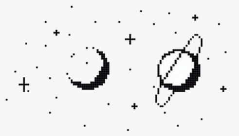 Pixel Stars Png - Black And White Aesthetic, Transparent Png, Transparent PNG