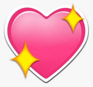 #pink #heart #emoji #sparkle #cute #overlay #overlaysticker - Octubre Para Whatsapp Bonitas, HD Png Download, Transparent PNG