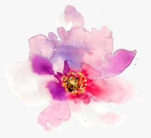 Floral Design Watercolor Painting - Spring Flower Watercolor Png, Transparent Png, Transparent PNG