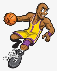 Clipart Black Basketball Player, HD Png Download, Transparent PNG