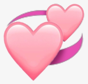 #pink #pinkemoji #pinkheart #pinkhearts #emoji #emojiheart - Heart, HD Png Download, Transparent PNG