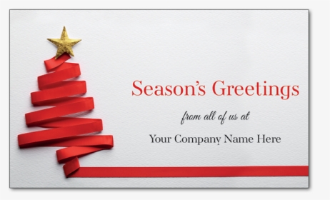 Custom Zig Zag Tree - Company Christmas Card Designs, HD Png Download, Transparent PNG