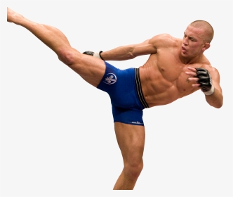Photo Via <a Href Http - George St Pierre Full Body, HD Png Download, Transparent PNG