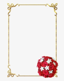 Page Border Design Png , Png Download - Page Flower Border Designs, Transparent Png, Transparent PNG