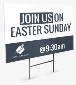 Easter Sunday Yard Sign Template Preview - Street Sign, HD Png Download, Transparent PNG