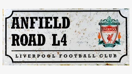 Liverpool Retro Street Sign   Title Liverpool Retro - Liverpool Fc, HD Png Download, Transparent PNG