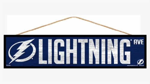 Tampa Bay Lightning Wincraft Wood Street Sign - Parallel, HD Png Download, Transparent PNG