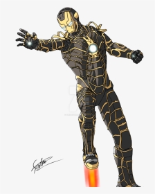 Iron Man Suits Mark 41 - Iron Man Bones Art, HD Png Download, Transparent PNG