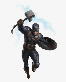 Captain America Mjolnir Png, Transparent Png, Transparent PNG
