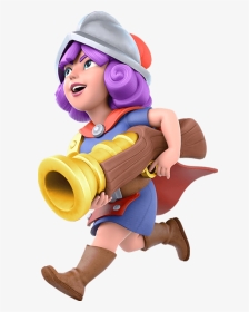 Mosqueteira Clash Royale - Personagens Do Clash Royale, HD Png Download, Transparent PNG