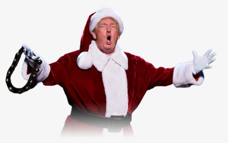 Donald Trump With A Santa Hat, Hd Png Download - Donald Trump Christmas, Transparent Png, Transparent PNG