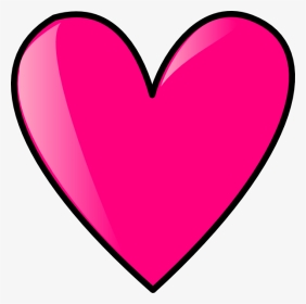 Hot Pink Heart Clipart, HD Png Download, Transparent PNG