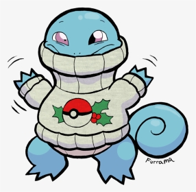 Cute Christmas Squirtle - Christmas Squirtle, HD Png Download, Transparent PNG