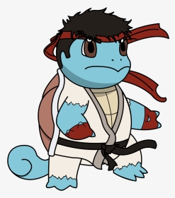 I Drew A Squirtle Ryu - Cartoon, HD Png Download, Transparent PNG