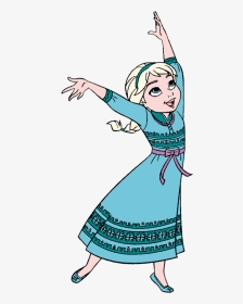 Frozen Clipart Baby Elsa - Little Elsa Frozen Drawing, HD Png Download, Transparent PNG