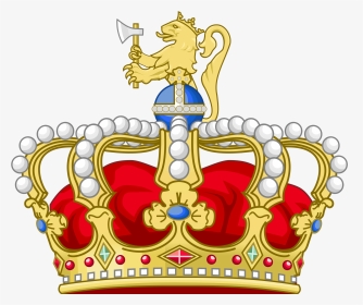 Left Tilted King And Queen Crown Clipart Png Picture - Kingdom Of Norway Coat Of Arms, Transparent Png, Transparent PNG