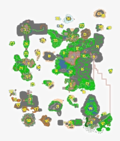 Mapa De Kanto Otpokemon, HD Png Download, Transparent PNG