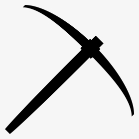 Tool - Black And White Pickaxe Clipart, HD Png Download, Transparent PNG