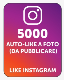 5000 Autolike Instagram - Instagram, HD Png Download, Transparent PNG