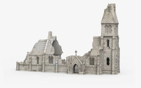 Medieval Church Ruin - Medieval Churches Png, Transparent Png, Transparent PNG