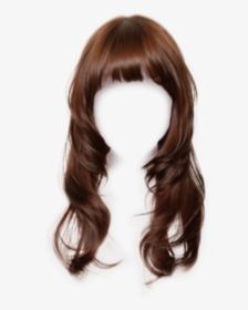 #wig #hair #auburn #brown - Brown Hair Transparent Background, HD Png Download, Transparent PNG
