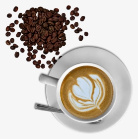 Sambella Coffee Beans And Cup - Cup Of Coffee, HD Png Download, Transparent PNG