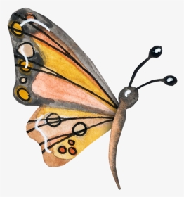 Clip Art Butterfly Nymphalidae Danaus - Monarch Butterfly, HD Png Download, Transparent PNG
