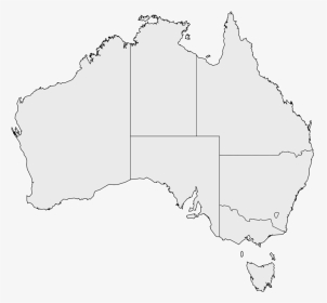 Map Svg Simple - Svg Australia Map Vector, HD Png Download, Transparent PNG