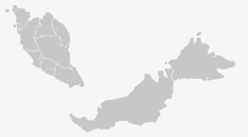 Vector Map Blank - Malaysia Map Vector Free, HD Png Download, Transparent PNG