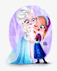 Anna And Elsa Fan Art, HD Png Download, Transparent PNG