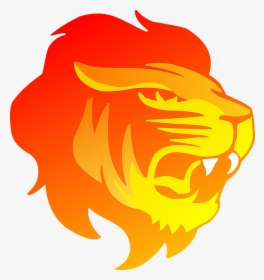 Image Vectorielle Gratuite Cat Color Lin Eate Lion - Lion Head Lion Clipart, HD Png Download, Transparent PNG