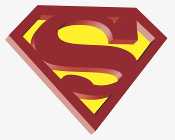 Superman Logo Png Transparent - Logo Superman Png Vector, Png Download, Transparent PNG