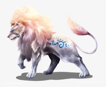 Lion Roar Png - Lion Drawing Fantasy, Transparent Png, Transparent PNG