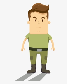 Military Clipart Military School - Military School Cartoon, HD Png Download, Transparent PNG