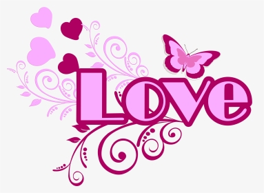 Love Pink Transparent Clip Art Image, HD Png Download, Transparent PNG