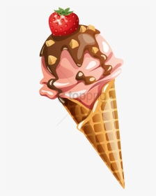 Free Png Ice Cream Frutti Di Bosco Euclidean Vector - Vector Ice Cream Png, Transparent Png, Transparent PNG