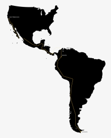 Twoifbyland Americas Map@2x - Cartel De Sinaloa Expansion, HD Png Download, Transparent PNG