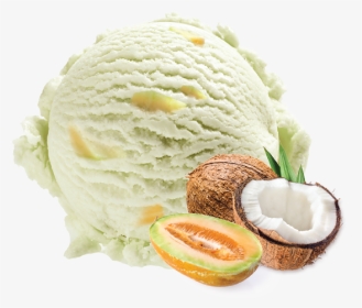 Coconut Ice Cream Png, Transparent Png, Transparent PNG