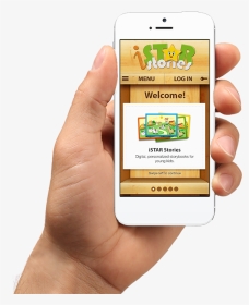 Mobile Web Demo, Holding Iphone In Hand - Hand Mobile Website, HD Png Download, Transparent PNG
