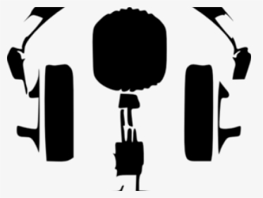 Headphone Clipart Microphone Clipart - Headphones And Microphone Clipart, HD Png Download, Transparent PNG