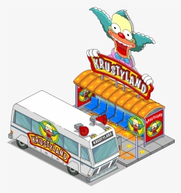 Clipart Black And White Library The Krustyland Shuttle - Simpsons Tapped Out To Work Krustyland Png, Transparent Png, Transparent PNG