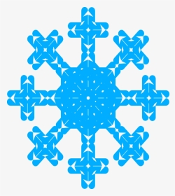 Snowflake Clipart Transparent Background - Snowflake Clipart Black And White Svg, HD Png Download, Transparent PNG