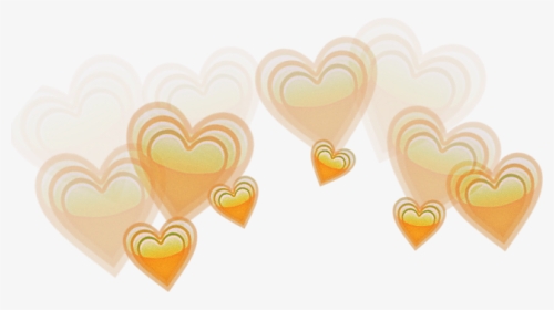 #heartcrown #hearts #headband#autumn #hellofall #fall - Heart Emojis Blue Aesthetic Transparent, HD Png Download, Transparent PNG