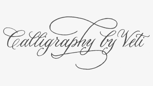 Calligraphy By Veti - Calligraphy, HD Png Download, Transparent PNG