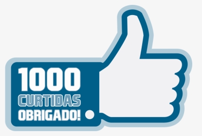 Facebook , Png Download - 1000 Curtidas Png, Transparent Png, Transparent PNG