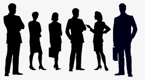 The Ten Typical Associates At Work - Business People Silhouette, HD Png Download, Transparent PNG